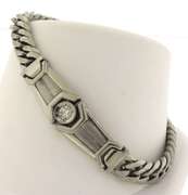 Masterpiece Platinum Art Deco Diamond Bracelet
