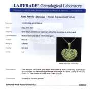 Charming White Gold Heart Locket Pendant on Chain