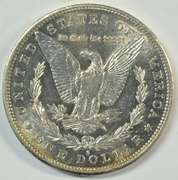 Blazing nearly BU 1889-S Morgan Silver Dollar. Key date