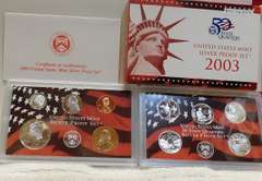 2003 Silver PROOF Set, w/State Qtrs