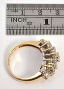 Flashy Baguette & Round Diamond Cluster