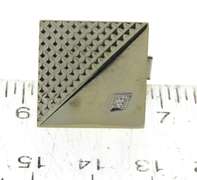 Lovely White Gold Square Cufflinks with Diamonds