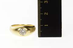 14K Yellow Gold 0.57 Ct Men's Diamond Solitaire Wedding Ring