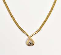 Sparkling Diamond Cluster Necklace