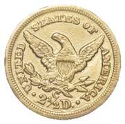1850-C $2.50 Liberty Head Gold Quarter Eagle