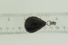 Silver-Tone Quartz Gemstone Pendant