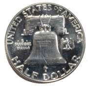 Choice Proof 1954 Franklin Half Dollar