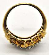 14K GOLD & DIAMONDS RING AND EARRINGS SET