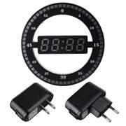 12 Inch LED Ring Digital Wall Clock