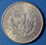 1885 B U MORGAN DOLLAR