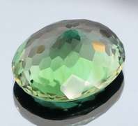Flawless 29.00ct AAA created green Amethyst