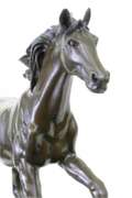 Canter Race Horse Bronze Sculpture