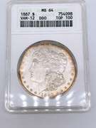 MS64 1887 Morgan Silver Dollar
