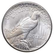 1927 Peace Silver Dollar