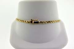 Sterling Silver Pink Sapphire and Diamond Bracelet