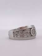 14kt Solid White Gold Diamond Ring