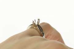 Platinum Marquise Diamond Engagement 8.5x4.5mm Setting Ring