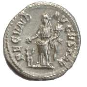 Julia Mameaa 222-235 AD  Silver Denarius