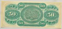 CH CU 1872 $50 State of South Carolina Revenue Scrip Note