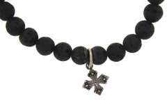 King Baby Lave Rock Bead Bracelet