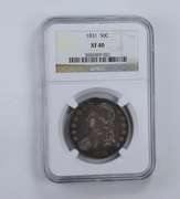 XF40 1831 Capped Bust Half Dollar - Graded NGC