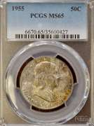 1955 MS65 50c PCGS