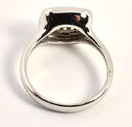 Tasteful Pavé Diamond Ring in 14K WG