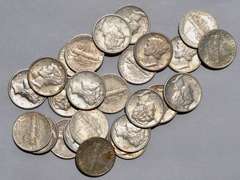 26 Various Date Slider Mercury Dimes