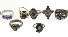 Vintage Sterling Silver Assorted Ring Lot