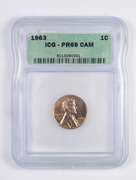 PR69 CAM 1963 Lincoln Memorial Cent - Graded ICG