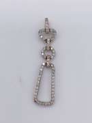 14kt White Gold & Diamond Pendant