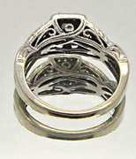 LADIES 14KT WHITE GOLD DIAMOND RING