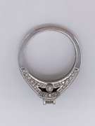 14kt White Gold Diamond Engagement Ring