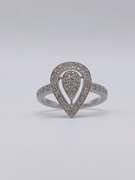 14kt White Gold Diamond Engagement Ring