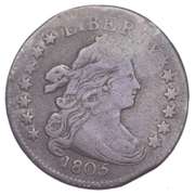 1805 Draped Bust Dime - Clipped