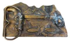 1977 Cap't Hawk's Train Belt Buckle