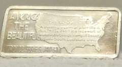 1 Oz Silver Bar PROOF - America Beautiful