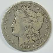 Scarce key date 1890-CC Morgan Silver Dollar