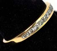 Nice Diamond Band in Yellow Gold