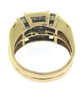 Glamorous white Gold PR, RBC and Baguette Diamond Ring