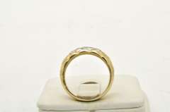 LADIES 14 KT WOVEN DESIGN DIAMOND BAND