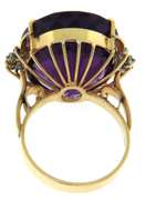 Majestic 18kt Amethyst and Diamond Ring