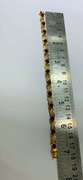 18kt Solid Gold, Ruby, & Diamond Bracelet