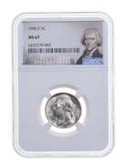 MS67 1945-S Jefferson Nickel - Graded NGC