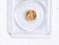 MS69 1999-W $5 American Gold Eagle 1/10 Oz Fine Gold - Error - PCGS