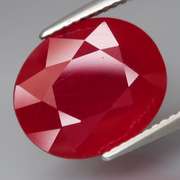 Substantial 10.17ct top blood red Ruby