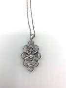 Fun Floral Sterling Silver Necklace
