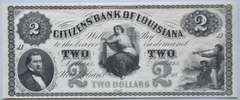 CH CU $ 2 Citizens Bank of Louisiana Note