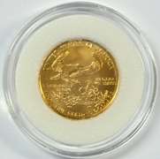 Superb Gem BU 1999 $1 American gold Eagle coin