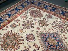 STUNNING FINE SUPER KAZAK RUG 8.7x12.3